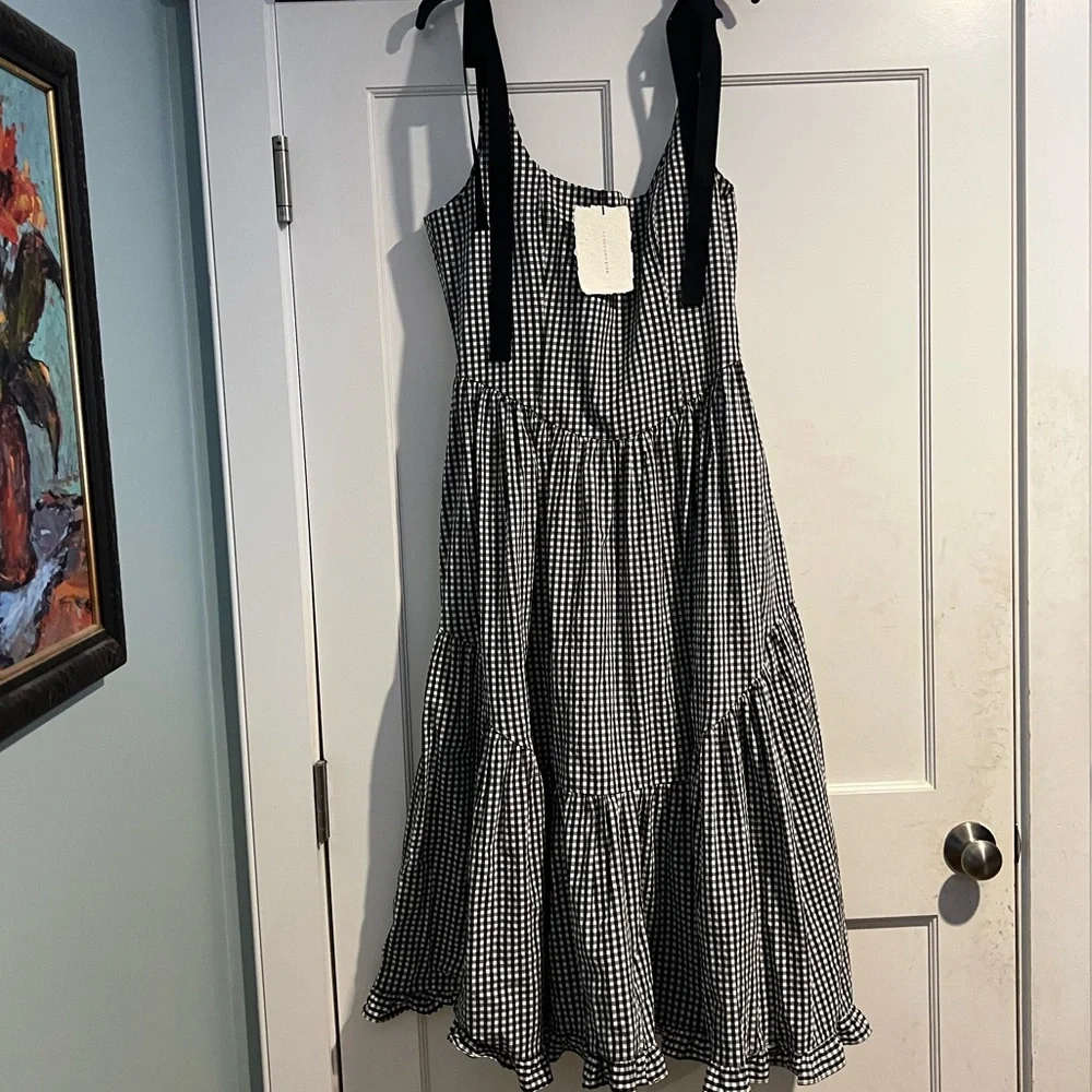 Of her own kind - THE MIRABELLE DRESS in black gingham NWT - xl - Picture 6 of 16